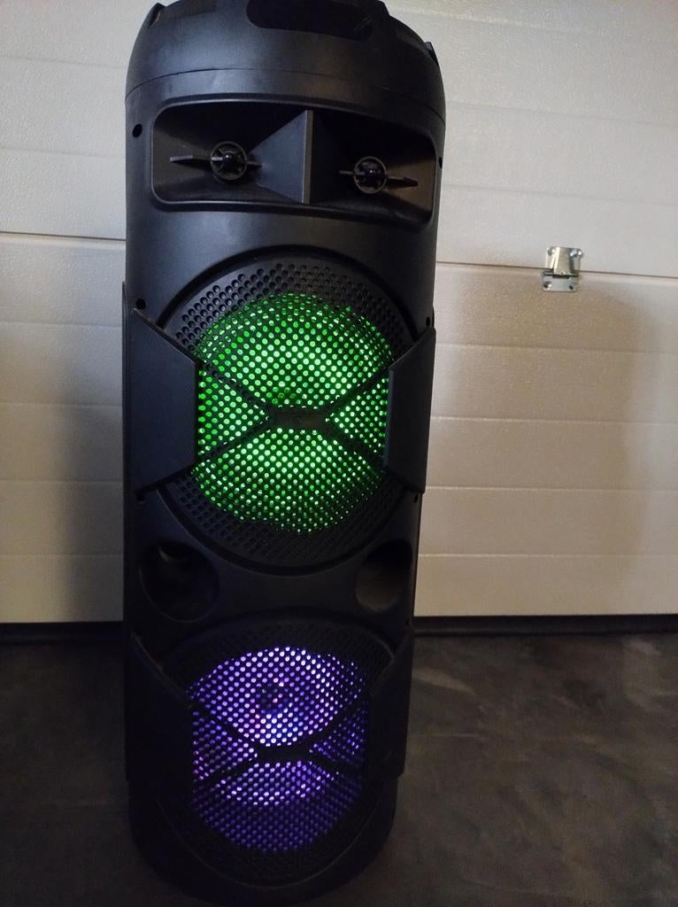 Krachtige Bluetooth Speaker met Lichteffecten, Gebruikt, Overige typen, 60 tot 120 watt, Ophalen