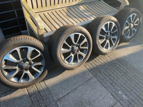 Opel Karl Velgen met Continental Zomerbanden, Auto-onderdelen, Banden en Velgen, Banden en Velgen, Zomerbanden, 15 inch, 185 mm