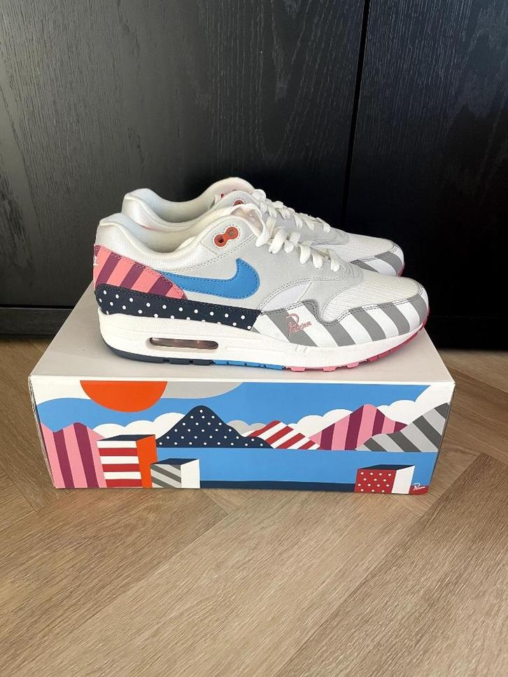 Nike Air Max 1 - Parra (2018) | 43 |  DS/Nieuw, Kleding | Heren, Schoenen, Nieuw, Sneakers of Gympen, Overige kleuren, Ophalen of Verzenden