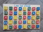 Leer het alfabet - houten puzzel, Ophalen, Zo goed als nieuw, Overige typen