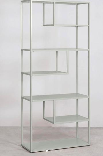 Thura  2x Boekenkast Metaal Khaki Groen beschikbaar voor biedingen