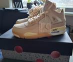 Air Jordan 4 Retro Off-White Sail, Beige, Nieuw, Ophalen of Verzenden, Sneakers of Gympen