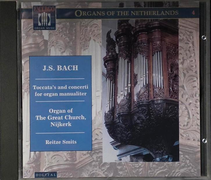 Bach - Toccata's & Concerti - Reitze Smits, Cd's en Dvd's, Cd's | Klassiek, Gebruikt, Kamermuziek, Barok, Ophalen of Verzenden