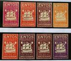 Sluitzegels 1913 A'dam Entos schepen boten, Postzegels en Munten, Postzegels | Nederland, Verzenden, T/m 1940, Gestempeld