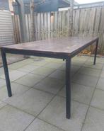 Hardhouten tafel - 100x220 cm, Huis en Inrichting, Tafels | Eettafels, Ophalen, Gebruikt, 200 cm of meer, 50 tot 100 cm