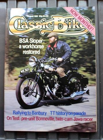 Classic Bike Magazine augustus 1981