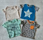 Baby T-shirts korte mouw, maat 56, pakket met 4 stuks, Newborn, Jongetje of Meisje, Ophalen of Verzenden, Zo goed als nieuw