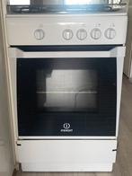 Gasfornuis + Gasoven, Witgoed en Apparatuur, Fornuizen, 4 kookzones, Vrijstaand, Gebruikt, 45 tot 60 cm