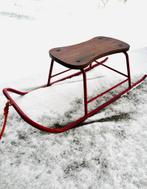 Vintage slee, Ophalen, Gebruikt, Hout