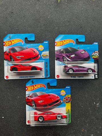 Hot Wheels Ferrari and Bugatti beschikbaar voor biedingen