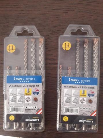 Alpen SDS-Plus Hamerboor "Force X" MB 5, 2 stuks NIEUW beschikbaar voor biedingen