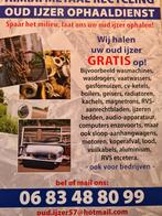 Oud ijzer en alle soorten metalen  (gratis ophalen), Ophalen of Verzenden