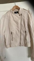 Linnen zomer jack, Maat 38/40 (M), H&M, Beige, Ophalen of Verzenden
