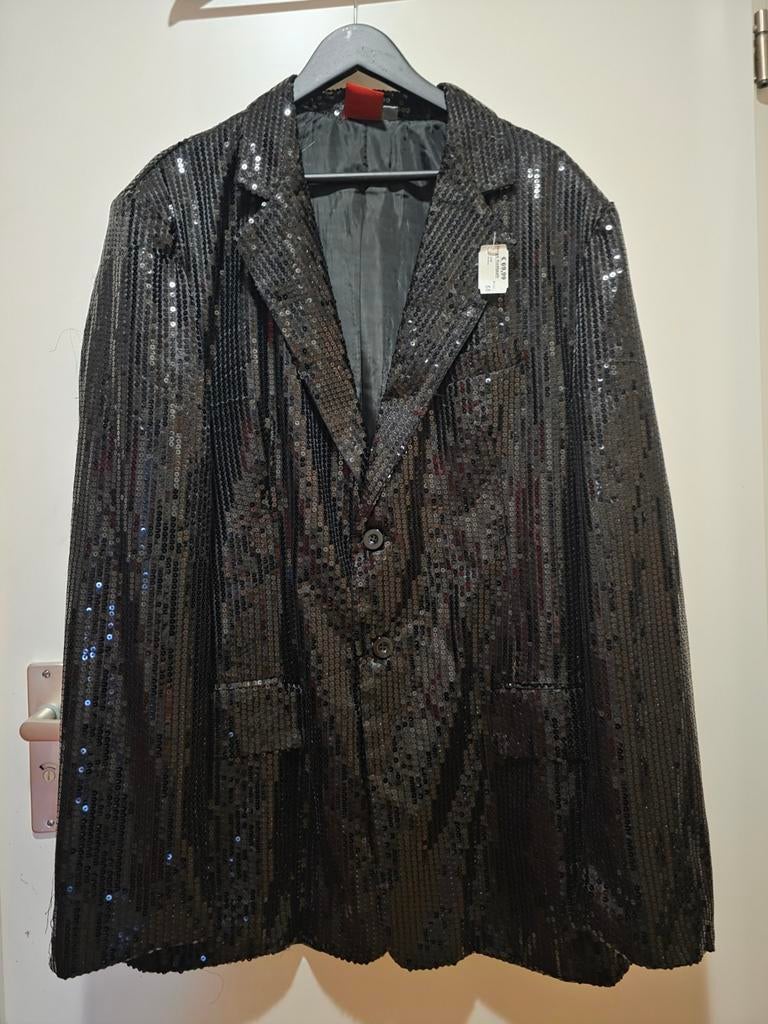 Glitterjas Heren Nieuw Carnaval Maat 58, Ophalen of Verzenden, Nieuw, Maat 56/58 (XL), Collection