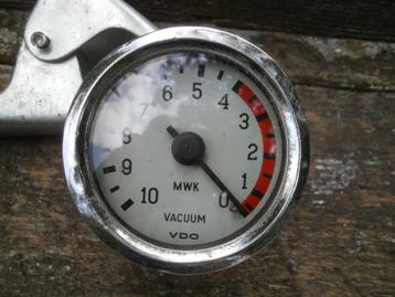 Daf VDO vacuüm meter inbouw 60 mm beschikbaar voor biedingen