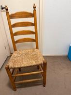 Houten stoel met rieten zitting, Ophalen of Verzenden