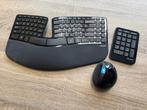 Microsoft ergonomisch keyboard, Ophalen, Gebruikt, Draadloos, Ergonomisch