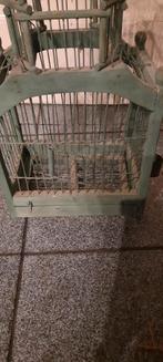 Antiek vogelkooitje prachtige kleur het is55 hoogbreed22 die, Antiek en Kunst, Ophalen of Verzenden