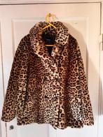 Stradivarius faux panter jas maat M, Kleding | Dames, Jassen | Winter, Maat 38/40 (M), Bruin, Ophalen of Verzenden, Zo goed als nieuw