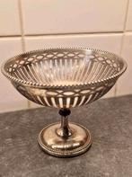 Keltum Verzilverde Bonbonschaal / Fruitschaal, Ophalen of Verzenden, Gebruikt