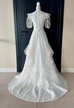 Vintage Franse kanten trouwjurk bruidsjurk maat XS - S, Kleding | Dames, Trouwkleding en Trouwaccessoires, Ophalen of Verzenden