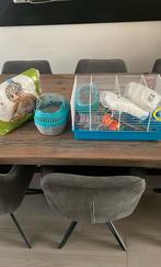 Hamsterkooi met toebehoren, Dieren en Toebehoren, Knaagdieren en Konijnen | Hokken en Kooien, Kooi, Minder dan 75 cm, Zo goed als nieuw