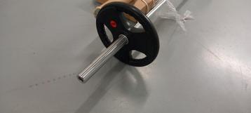 Olympische halterstang NIEUW €69 (15kg 220 cm lang) Barbell beschikbaar voor biedingen