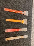 Diverse Hakbeitels - smal en breed, Ophalen of Verzenden, Gebruikt