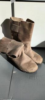 Stoere leren klomplaarsjes maat 38, Kleding | Dames, Schoenen, Bruin, Lage of Enkellaarzen, Ophalen of Verzenden, Onbekend