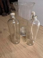 Sfeervolle Windlicht en Gaslicht Set, Overige materialen, Gebruikt, 25 tot 50 cm, Wit