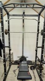 Volledige home gym, Sport en Fitness, Ophalen, Benen, Krachtstation, Zo goed als nieuw