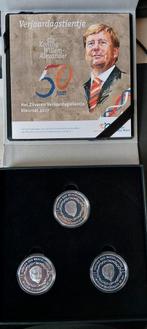 Muntset Verjaardagstientje Willem-Alexander 50 jaar Proof, Zilver, Overige landen, 10 euro, Verzenden
