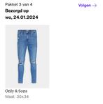 Only & Sons Jeans 30x34 Nieuw in verpakking Super Skinny Fit, Ophalen of Verzenden, Zo goed als nieuw, Blauw, W33 - W34 (confectie 48/50)