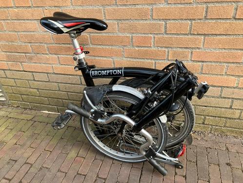 Vouwfiets Brompton | 3 versn, Schwalbe banden, led, Fietsen en Brommers, Fietsen | Vouwfietsen, Gebruikt, Brompton, Totaal opvouwbaar