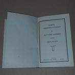 Huwelijksboekje 1931 onderrichtingen gehuwden trouwboekje, Ophalen of Verzenden, Eduard van Wees