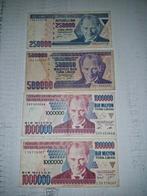 Turkije  Biljetten Set 4 stuks, Ophalen of Verzenden, Zuid-Amerika, Setje
