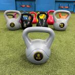 Kettlebell - Kettle Bell - PVC - 8 kg - (Nog 2 stuks over), Sport en Fitness, Fitnessmaterialen, Ophalen, Gebruikt, Benen, Kettlebell
