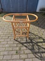 Bamboe rotan tafel zonder glasplaat, Antiek en Kunst, Antiek | Meubels | Tafels, Ophalen of Verzenden