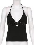 Sexy gothic shirtje maat L, Kleding | Dames, Maat 38/40 (M), Zwart, Nieuw, Ophalen of Verzenden