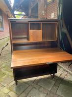 Vintage mid century bureau, Huis en Inrichting, Kasten | Secretaires, Ophalen, Gebruikt
