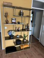 Mooie goud bronsachtige metalen wandkast, Huis en Inrichting, Ophalen, Zo goed als nieuw, Minder dan 150 cm, Metaal