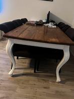 Eetafels met 6 stoelen, Ophalen of Verzenden, Zo goed als nieuw, 4 tot 6 stoelen