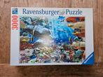 Ravensburger puzzel 3000 stukjes (1 stukje ontbreekt), Ophalen, Meer dan 1500 stukjes, Gebruikt