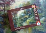 Schmidt Puzzle, Thomas Kinkade, 1000 stukjes, Ophalen of Verzenden, 500 t/m 1500 stukjes, Zo goed als nieuw, Legpuzzel