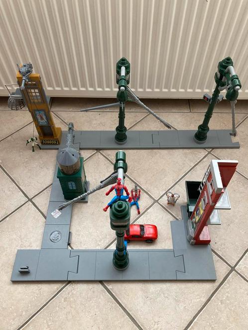 Spiderman stunt system 2004 Marvel, Kinderen en Baby's, Speelgoed | Actiefiguren, Gebruikt, Ophalen of Verzenden