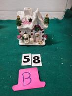 kerst waxinehouder porselein [b58], Diversen, Kerst, Ophalen of Verzenden