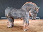 groot keramiek beeld sculptuur Shire paard h= 33cm l= 43cm, Ophalen