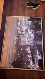 Parijs Foto met Eiffeltoren - IKEA Lijst, Huis en Inrichting, 125 cm of meer, Ophalen of Verzenden, Zo goed als nieuw, Foto of Poster