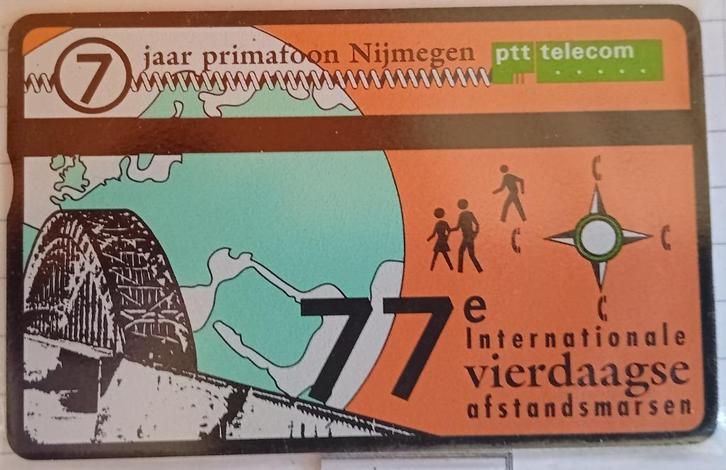 telefoonkaart 77 e vierdaagse              bel fris, Verzamelen, Telefoonkaarten, Nederland, Verzenden