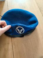 Blauwe baret, Ophalen of Verzenden, Zo goed als nieuw, One size fits all